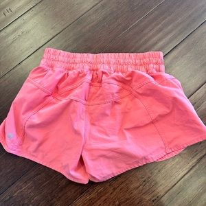 Lululemon Pink Running Shorts